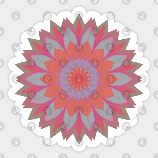 Rolling in colour Mandala Sticker by Adele